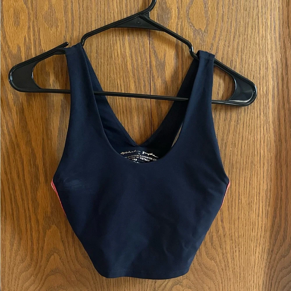 Spiritual Gangster Shakti Sports Bra Navy New With Tags Size Small - Picture 7 of 13